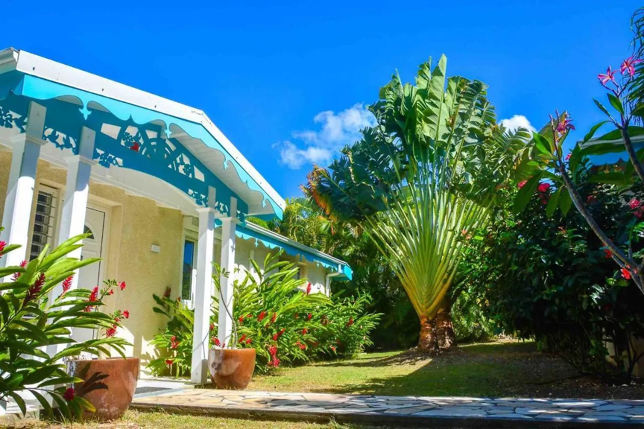 Villa Les Arbres Voyageurs Sur Les Hauts De Saint Francois Guadeloupe